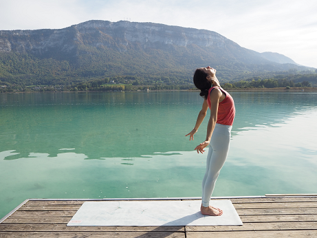 Atelier de yoga en famille
